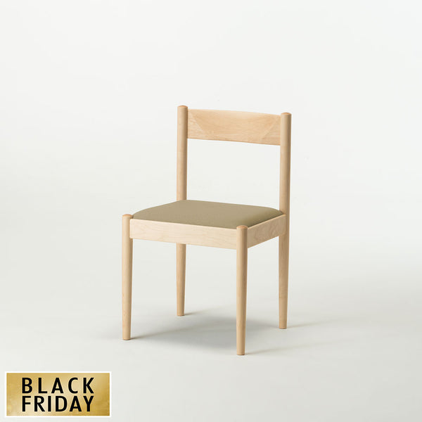 【20%OFF】フォルクチェア (メープル・張地:KC-4201/リネンツイード)