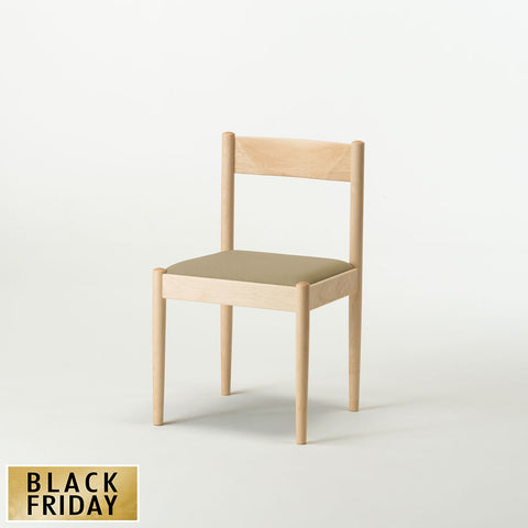 【20%OFF】フォルクチェア (メープル・張地:KC-4201/リネンツイード)