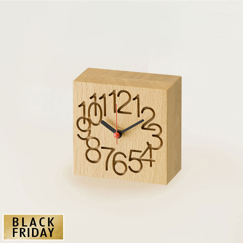 【25%OFF】MUKU時計(小)(北海道ナラ)