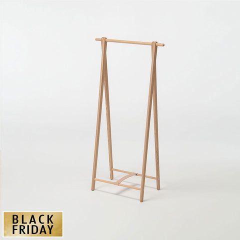 【20%OFF】ドレスラック(北海道タモ)