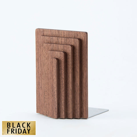 【20%OFF】ブックエンド TORIDE(O)(ウォルナット)