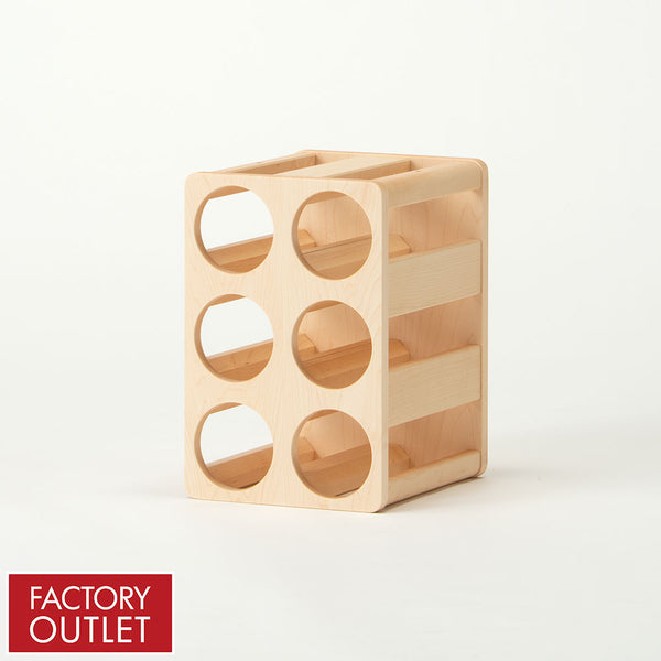 【30%OFF】 ボトルラック 6(メープル)