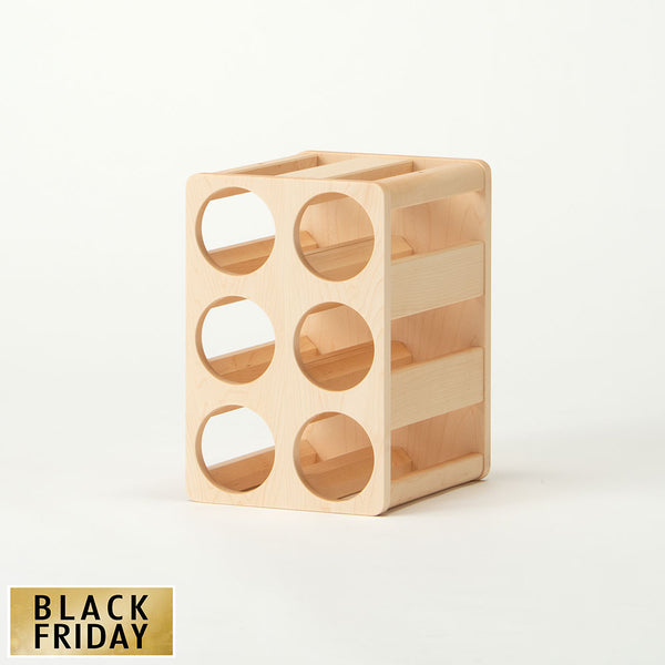 【30%OFF】 ボトルラック 6(メープル)