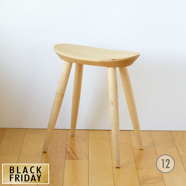 【35%OFF】エントランススツール(メープル)