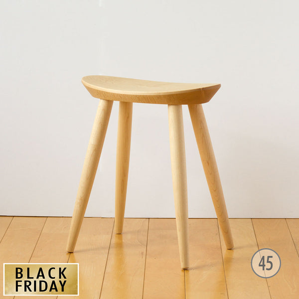 【35%OFF】エントランススツール(メープル)