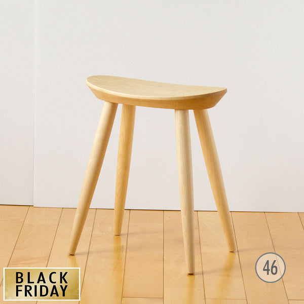 【35%OFF】エントランススツール(メープル)