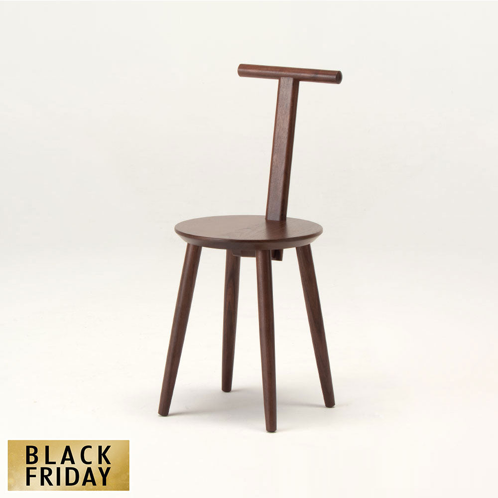 【25%OFF】Tチェア(ウォルナット)